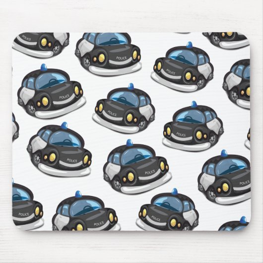 Vintage-Streifenwagen Mousepad (Vorne)