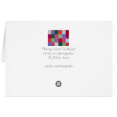 Vintage Strickarbeit (Rückseite Horizontal)