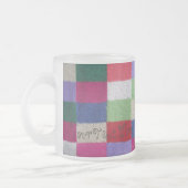 Vintage Strickarbeit Mattglastasse (Links)