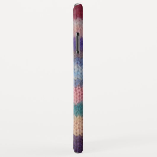 Vintage Strickspass Case-Mate iPhone Hülle (Hinten/Rechts)