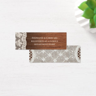 Vintage String Lights Mason Jar Lace Wood Wedding