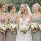 Vintage Stripe Wedding Attire Card Einladung