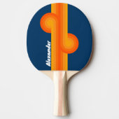 Vintage Strippschleife mit Namen Tischtennis Schläger (Vorderseite)
