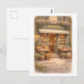 Vintage-Style Bakery Postkarte (Vorne/Hinten)