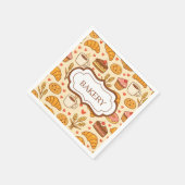 Vintage Style Bakery Serviette (Ecke)