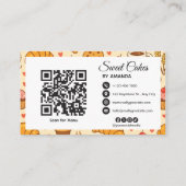 Vintage Style Bakery Visitenkarte (Rückseite)
