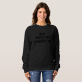 Vintage Style Best Preschool Teacher Ever Text Sweatshirt (Vorne ganz)