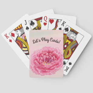 Vintage Style Blumen Spielkarten