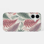Vintage-style botanical fern leaves iPhone 16 hülle (Rückseite (Horizontal))