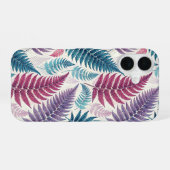 Vintage-style botanical fern leaves iPhone 16 hülle (Rückseite (Horizontal))