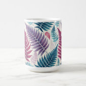 Vintage-style botanical fern leaves kaffeetasse (Mittel)