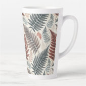 Vintage-style botanical fern leaves milchtasse (Rechts)