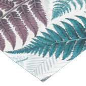 Vintage-style botanical fern leaves tischdecke (Schrägansicht)