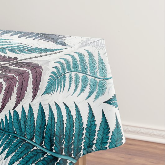Vintage-style botanical fern leaves tischdecke (Beispiel)
