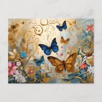 Vintage Style Butterfly # 4
