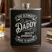 Vintage Style Daddy Approved-Flasche Flachmann
