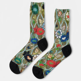 Vintage Style Florale Kunst Bunte Socken