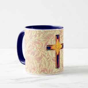 Vintage Style Glaubenskreuz Tasse