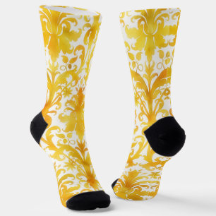 Vintage Style Gold Art Deco Socken