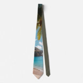 Vintage Style Hawaiian Travel Aloha From Hawaii Krawatte (Vorderseite)