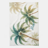 Vintage Style Hawaiian Travel Honolulu Geschirrtuch (Vertikal)