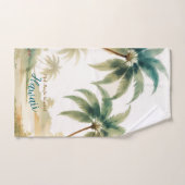 Vintage Style Hawaiian Travel Honolulu Handtuch (Handtuch)