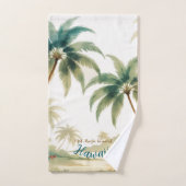 Vintage Style Hawaiian Travel Honolulu Handtuch (Handtuch)