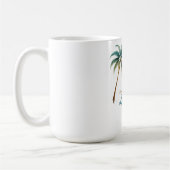 Vintage Style Hawaiian Travel Honolulu Kaffeetasse (Links)