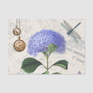Vintage Style. Hydrangea. Seidenpapier