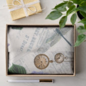 Vintage Style. Hydrangea. Seidenpapier (Geschenk)