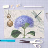 Vintage Style. Hydrangea. Seidenpapier (Handwerk)