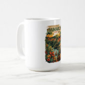 Vintage Style Jamaica Travel Illustration Kaffeetasse (Vorderseite Links)