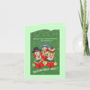 Vintage Style Karte Neujahrs Freundschaften Freund