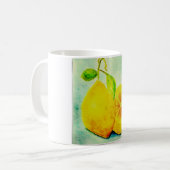 Vintage Style Lemons Kaffeetasse (Vorderseite Links)