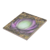 Vintage Style Lotus Keramikfliese (Seite)