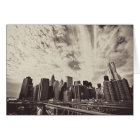 Vintage Style New York City Skyline