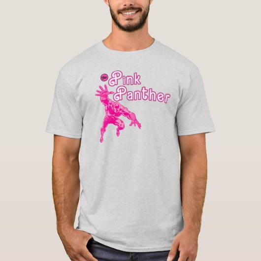 Vintage-Style Pink Character T-Shirt (Vorderseite)
