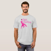 Vintage-Style Pink Character T-Shirt (Vorne ganz)