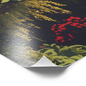 Vintage Style Portofino Genova Italy Fotodruck (Ecke)