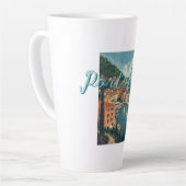 Vintage Style Portofino Genova Italy Milchtasse (Linke Ecke)