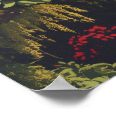 Vintage Style Portofino Genova Italy Poster (Ecke)