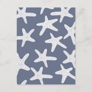 Vintage Style Starfish Postkarte