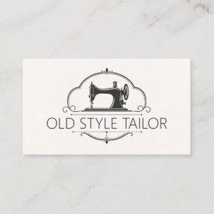 Vintage Style Taylor Änderung Schneiderei Visitenkarte