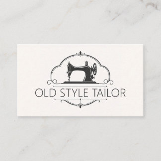 Vintage Style Taylor Änderung Schneiderei Visitenkarte