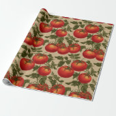 Vintage Style Tomatoes Geschenkpapier (Ungerollt)