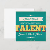 Vintage Style Typografie Einladung (Vorne/Hinten)
