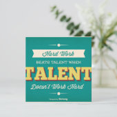 Vintage Style Typografie Einladung (Stehend Vorderseite)