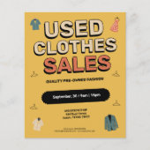 Vintage-Style - Used Clothes Sales  Flyer (Vorne)