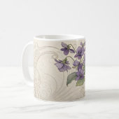 Vintage Style-Violets Kaffeetasse (Vorderseite Links)