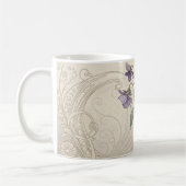 Vintage Style-Violets Kaffeetasse (Links)